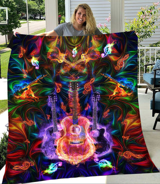 Guitar Blanket Gift For Music Lover Gift For Musician Blanket HG