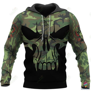 Gift For Viking Lover Viking Son Of Odin Die In Battle And Go To Valhalla Custom Name Hoodie Viking Pullover Zip Up Hoodie and Longsleeve Tshirt US Unisex Size HG