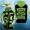 I m A Simple Man Like Doobies And Boobies  Pullover Zip Up Hoodie and Sweater Tshirt US Custom Unisex Size HG