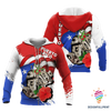 Puerto Rico Hoodie ,Zip Up LN