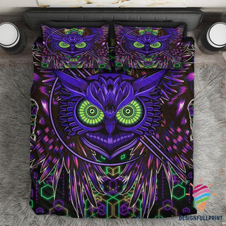 Trippy Owl 3D Bedding Set LN