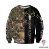 Gift For Hunting Lover Deer Hunting Black Sweater LN