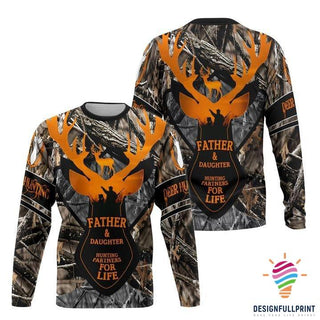 Gift For Hunting Lover Gift For Dad Father And Daughter Hunting Partners Sweater LN