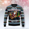 Sorry Kids Santa Is Social Distancing Christmas Funny 2020 Personalized Sweater Unisex US Size Social Distancing Sweater HG