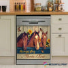 Gift For Horse Lover Horse And Sunflowers Stay Humble and Kind Decor Dishwasher Cover LN