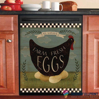 Gift For Music Lover Chicken Farm Fresh Egg Decor Dishwasher Cover LN Gift For Farmer