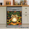 Owl Sunflowers And Pumpkin Decor Dishwasher Cover LN
