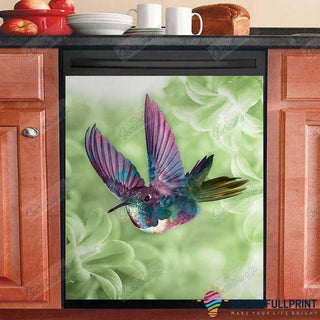 Gift For Bird Lover Gift For Music Lover Elegant Humming Bird Decor Dishwasher Cover LN