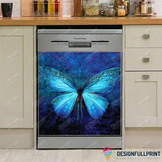 Gift For Butterfly Lover Butterfly Blue And Beautiful Decor Dishwasher Cover LN