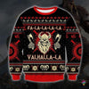 Gift For Viking Lover Viking Fa-La-La-La Valhalla-La Viking Sweater HG