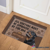 Rottweiler All Visitors Must Be Approved Doormat HG