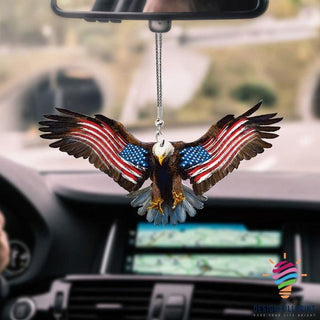 Eagle American Car Hanging Ornament HG