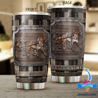Harness Racing Personalized Stainless Steel TumBler LN