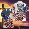Gift For Veteran Lover Im A Veteran Believe In God Family And Country Im A Proud American Polo Shirt NHD