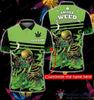 Skull Gift Smoke Pot Leaf Everyday Skull Personalized Polo Shirt NHD