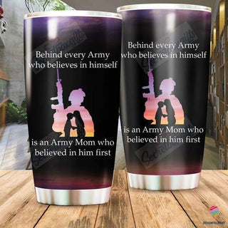 Gift For Army Gift For Mom Military Mom Proud Army Mom Tumbler LHC