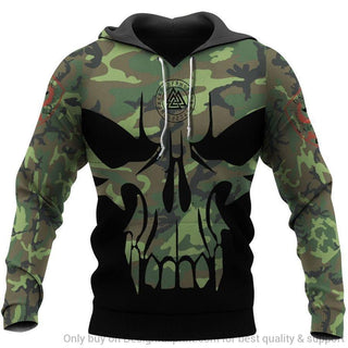 Gift For Viking Lover Odin Viking Valhalla Viking Unisex Pullover Hoodie LN