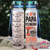 If Papa Cant Fix It We Are All Screwed Personalized Water Track Bottle NHD