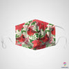 Cardinal Bird Flowers Mask 3 pack LN
