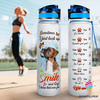 Boxers Dog Sometimes I Just Look Up Smile And Say I Know That Was You Water Track Bottle NHD Gifts For Dog Lovers