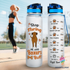 Stop Staring At My Boxers Butt Cute Dog Water Track Bottle NHD Gifts For Dog Lovers