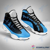 Blue Ribbon You ll Never Walk Alone Diabetes Awareness JD 13 Shoes HG