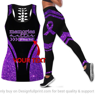 Memories Matter Fight Against Alzheimer Tank Top and Leggings Set