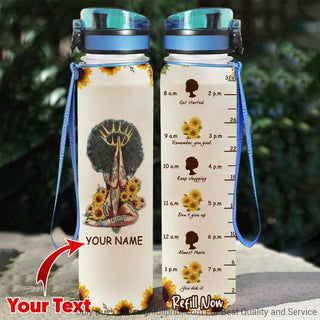 Black Pride Black Queen Sunflower Water Track Bottle LN Black And Proud 365