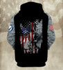 Skull Gift Airforce US Unisex Size Hoodie
