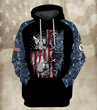 Skull Gift Navy US Unisex Size Hoodie