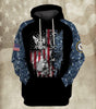 Skull Gift Navy US Unisex Size Hoodie