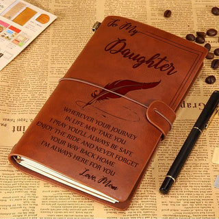 Gift For Mom Daugther - Mom - Enjoy the Ride - Vintage Journal