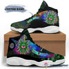 Gift For Hippie Hippie Eyes Pot Leaf Custom Name JD 13 Shoes LN