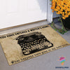 You Have Entered A Writer Home Welcome Doormat NHD