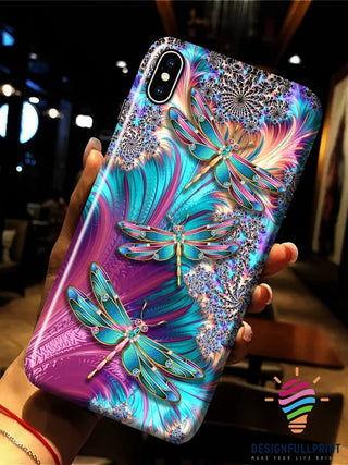 Étui De Téléphone Magique Libellules HG Coques De Téléphone Libellule