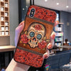 Skull Gift Rose Floral Skull Phone Case NHD