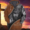 Gift For Christian Jesus Faith Over Fear Zipup Hoodie LN