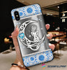 Mermaid On The Moon Print Phone Case LN