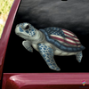 Gift For Turtle Lover Turtle America Flag Car Sticker NHD