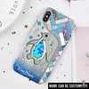 Penguin Sparkle Personalized Phone Case NHD