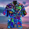 Gift For Turtle Lover Turtle Neon Ocean Hawaii Shirt Button Shirt NHD