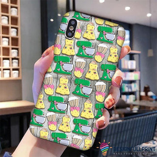 Green And Yellow Cute Baking Stuff Phone Case NHD