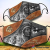 Gift For Native American Leather Print Native American Cloth Mask pack of 3 HG Native Cloth Mask