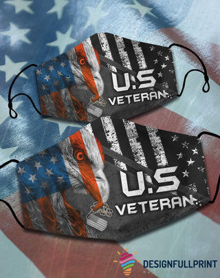 Gift For Veteran Lover Gift For Army US Veteran Mask Cloth Mask LH Cloth Mask Military Gifts Gift For Army