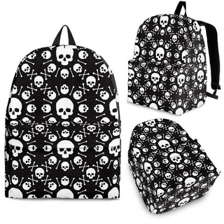 Premium Backpack for Youth & Adult Skull 003 - designfullprint