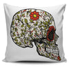 Skull Profile Pillow Cover - designfullprint