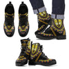 Black Pride Yellow Dashiki African Culture Leather Boots Black And Proud 365