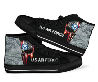 Gift For Army US Air Force High Top Shoes
