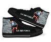 Gift For Army US Air Force High Top Shoes