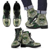 Skull Of Life Men's Leather Boots - designfullprint